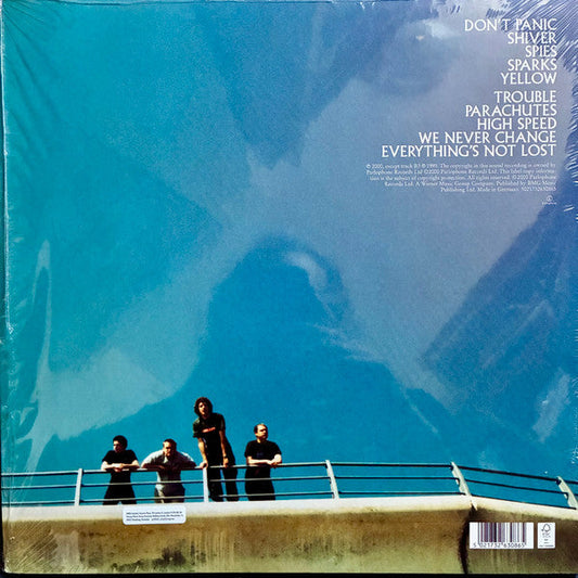 Imagen de la portada del disco Parachutes del artista Coldplay