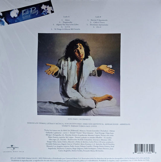 Imagen de la portada del disco Giros del artista Fito Páez