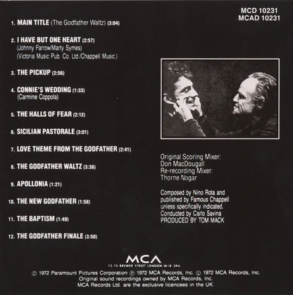 Nino Rota - The Godfather - Music From The Original Motion Picture Soundtrack [CD]