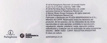 Imagen de la portada del disco Introspective del artista Pet Shop Boys