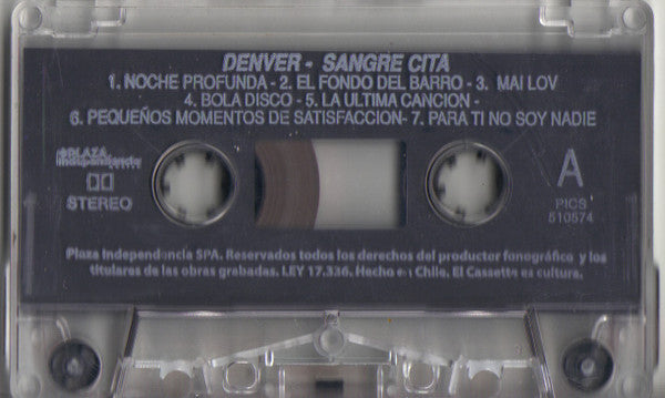 Dënver - Sangre Cita [Cassette]