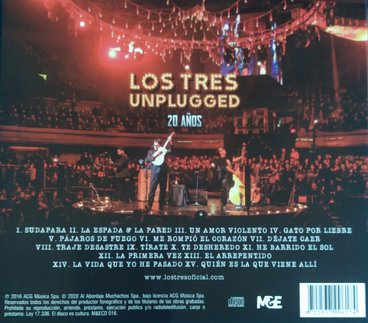 Los Tres - Unplugged 20 Años [CD]