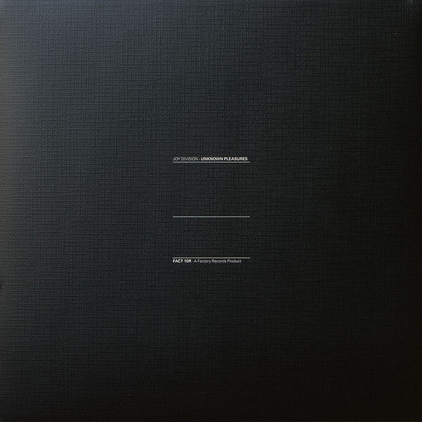 Imagen de la portada del disco Unknown Pleasures del artista Joy Division