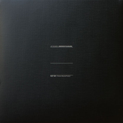 Imagen de la portada del disco Unknown Pleasures del artista Joy Division