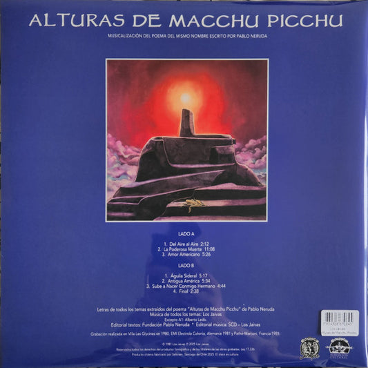 Los Jaivas - Alturas de Macchu Picchu [LP]